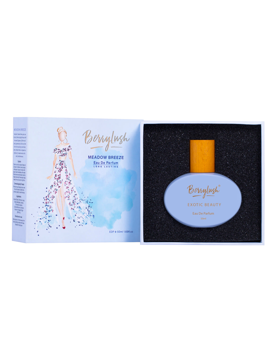 Berrylush Women Meadow Breeze Eau De Parfum Long Lasting Vacation Perfume - 50ml - Image 3