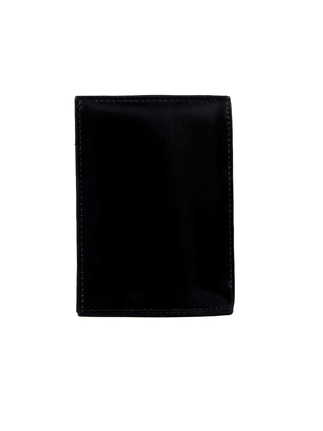 Berrylush Women Quilted Black Geometric Pattern Synthetic Leather Passport Holder - Image 4